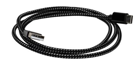 RS PRO USB 2.0, Male USB A to Male USB C, 480Mbps, 1m, 15W [0]; 266-2604