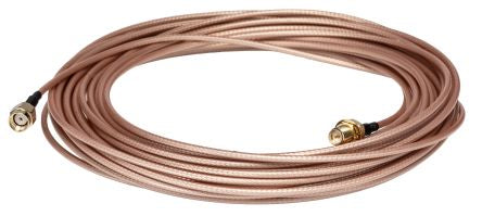 RS PRO Male RP-SMA to Female RP-SMA, 10m, Reverse SMA Coaxial, Terminated50 Ω [0]; 266-2620
