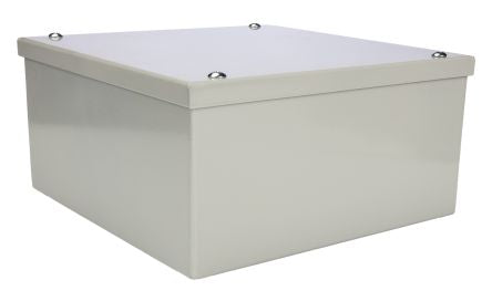 RS PRO Grey Cold Rolled Steel Instrument Case, 200 x 200 x 100mm [0]; 266-4957