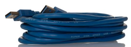 RS PRO USB 3.0, Male USB A to Male USB A, 3m [0]; 266-8466