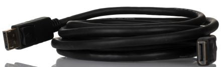 RS PRO Male DisplayPort to Male DisplayPort, PVC  Cable, 4K @ 60 Hz, 3m [0]; 266-8469
