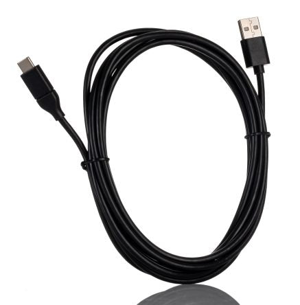RS PRO USB 3.1, Male USB C to Male USB A, 1m [0]; 266-8500