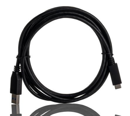 RS PRO USB 3.1, Male USB C to Male USB A, 2m [0]; 266-8501