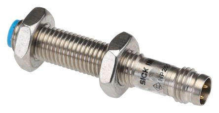 SICK Inductive Threaded Barrel Proximity Sensor, M8, 2 mm Detection, PNP NO, 10 → 30 V dc [IME08-02BPSVT0SS17]; 266-9792