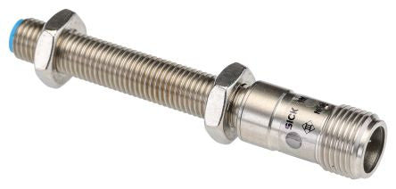 SICK Inductive Threaded Barrel Proximity Sensor, M8, 1.5 mm Detection, PNP NO, 10 → 30 V dc [IME08-1B5PSVC0SS25]; 266-9809