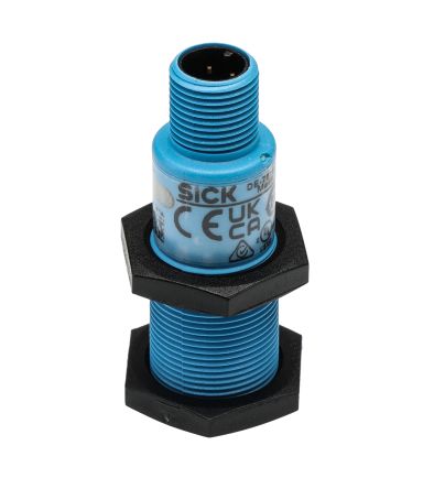 SICK Ultrasonic Threaded Barrel Proximity Sensor, M18, 1.3 m Detection, NPN, 10 → 30 V dc [UM18-218165101]; 267-2126