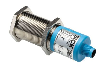 SICK Ultrasonic Threaded Barrel Proximity Sensor, M30, 1.3 m Detection, NPN, 9 → 30 V dc [UM30-213115]; 267-2137