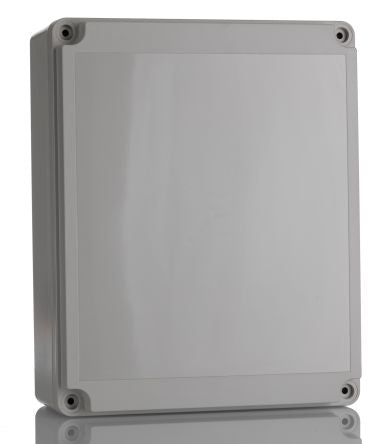 Hammond RP Series Light Grey Polycarbonate General Purpose Enclosure, IP65, Light Grey Lid, 250 x 200 x 95mm [RP1610]; 268-1808