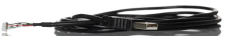 RS PRO USB 2.0, Male USB A to Male IDC, 2m [0]; 268-2649