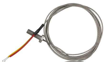 RS PRO Type K Bolt Thermocouple 25mm Length, 8mm Diameter → +250°C [0]; 268-4381