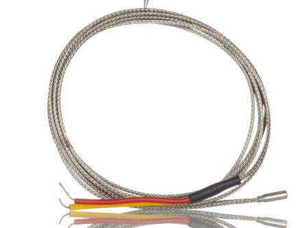RS PRO Type K Grounded Thermocouple 13mm Length, 4mm Diameter, -60°C → +350°C [0]; 268-4417