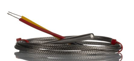 RS PRO Type K Grounded Thermocouple 75mm Length, 4.76mm Diameter, -60°C → +350°C [0]; 268-4423