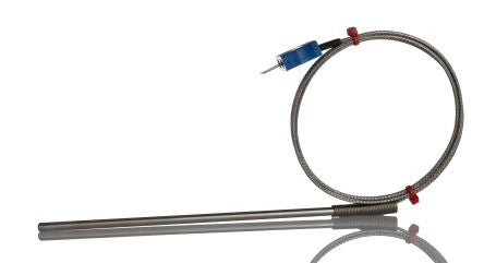 RS PRO Type K Heavy Duty Thermocouple 150mm Length, 4.5mm Diameter, -60°C → +350°C [0]; 268-4448