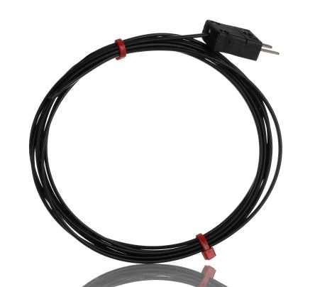 RS PRO Type J Hermetically Sealed Thermocouple 2m Length, 7/0.2mm Diameter, -75°C → +260°C [0]; 268-4463