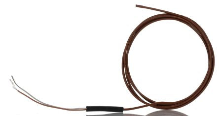 RS PRO Type T Hermetically Sealed Thermocouple 1m Length, 7/0.2mm Diameter, -75°C → +260°C [0]; 268-4473