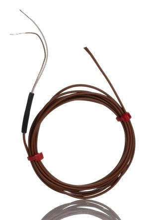 RS PRO Type T Hermetically Sealed Thermocouple 2m Length, 7/0.2mm Diameter, -75°C → +260°C [0]; 268-4474