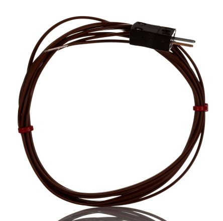 RS PRO Type T Hermetically Sealed Thermocouple 2m Length, 7/0.2mm Diameter, -75°C → +260°C [0]; 268-4477