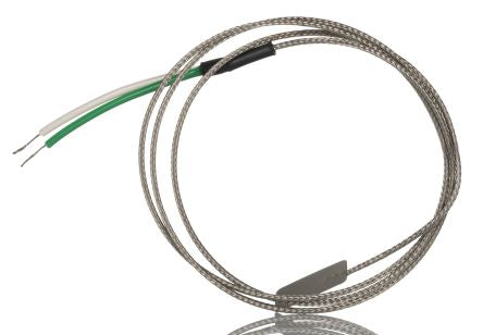 RS PRO Type K Leaf Thermocouple 1m Length, 13mm Diameter, -60°C → +350°C [0]; 268-4490