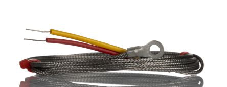 RS PRO Type K Washer Thermocouple 2m Length, 5mm Diameter → +350°C [0]; 268-4566