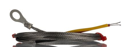 RS PRO Type K Washer Thermocouple 2m Length, 8mm Diameter → +350°C [0]; 268-4568