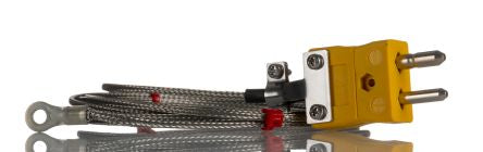 RS PRO Type K Washer Thermocouple 2m Length, 4mm Diameter → +350°C [0]; 268-4572