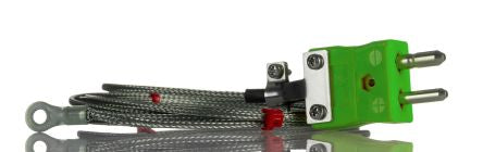 RS PRO Type K Washer Thermocouple 2m Length, 5mm Diameter → +350°C [0]; 268-4581