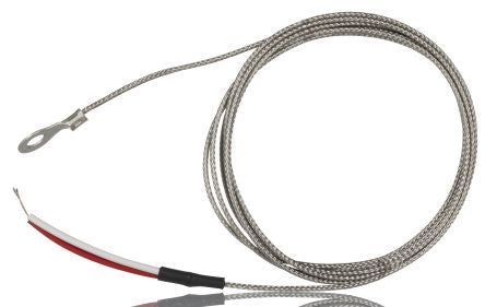 RS PRO Type K Washer Thermocouple 2m Length, 6mm Diameter → +350°C [0]; 268-4592
