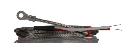 RS PRO Type K Washer Thermocouple 2m Length, 4mm Diameter → +350°C [0]; 268-4594