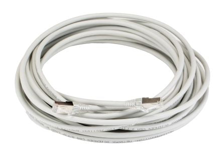 HellermannTyton Connectivity, 10m Cat6a, Grey RJ45 to Male RJ45 Male, Shielded Shielded, Unterminated LSZH Sheath [RJ45C6AGY-10.0M]; 269-5113