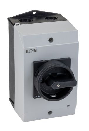 Eaton 3 Pole Surface Mount Isolator Switch - 20A Maximum Current, 7.5kW Power Rating, IP65 [182430 T0-2-15679/I2H/MBS/SVB-SW]; 269-9701
