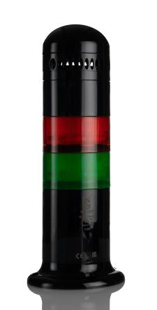 RS PRO Green/Red Signal Tower, 6 Lights, 12 → 24 v ac/dc, Screw Mount [0]; 271-2230