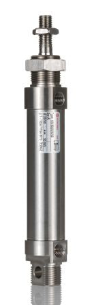 Norgren Double Acting Cylinder - KM/8025/M/50, 25mm Bore, 50mm Stroke, KM/8000/M Series, Double Acting [KM/8025/M/50]; 271-2680