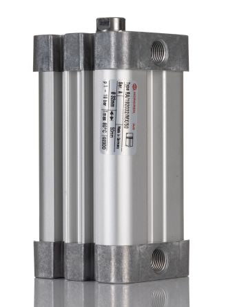 Norgren Pneumatic Compact Cylinder - RA/192032/MX/50, 32mm Bore, 50mm Stroke, RA/192000/M Series, Double Acting [RA/192032/MX/50]; 271-2688