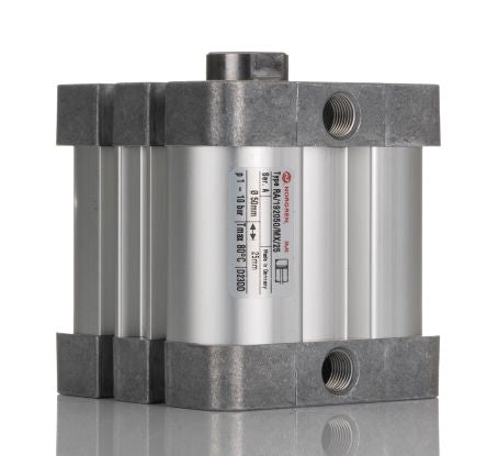 Norgren Pneumatic Compact Cylinder - RA/192050/MX/25, 50mm Bore, 25mm Stroke, RA/192000/M Series, Double Acting [RA/192050/MX/25]; 271-2691