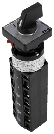 Eaton, 3P 2 Position 60° Multi Step Cam Switch, 690V (Volts), 10A, Short Thumb Grip Actuator [046128 TM-6-8271/EZ]; 271-5603
