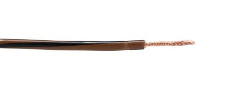 Lapp X05V-K Series Black/Brown 0.75 mm² Hook Up Wire, 18, 250m, 4512272S [4512272S]; 276-1037
