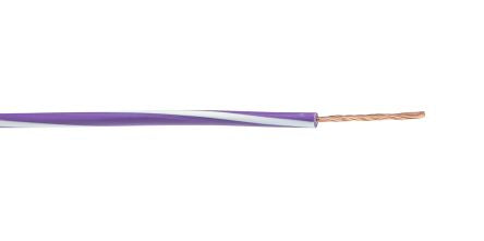 Lapp X05V-K Series Violet/White 0.5 mm² Hook Up Wire, 20 AWG, 250m, 4512371S [4512371S]; 276-1054
