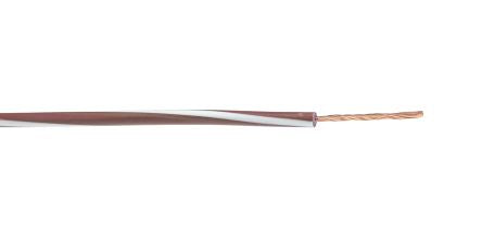 Lapp X07V-K Series Brown/White 2.5 mm² Hook Up Wire, 14, 100m, 4522292S [4522292S]; 276-1095