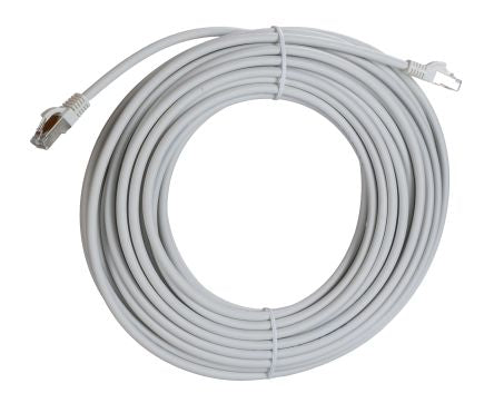 RS PRO, 15m Cat8, White RJ45 to Male RJ45 Male, S/FTP, Terminated LSZH Sheath [0]; 276-1135