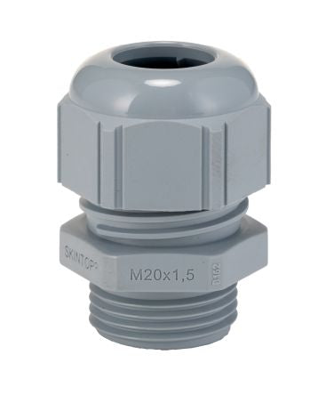 Lapp SKINTOP Series Grey Polyamide Cable Gland, M20 Thread, 25mm min., 27.6mm max., IP69 [53111120]; 276-1142