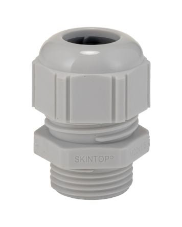 Lapp SKINTOP Series Light Grey Polyamide Cable Gland, M20 Thread, 25mm min., 27.6mm max., IP69 [53111520]; 276-1152