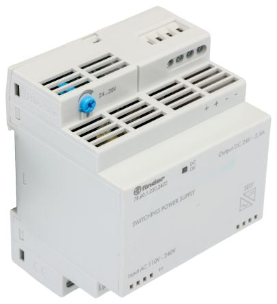 Finder Embedded Switch Mode Power Supply (SMPS), 78.60.1.230.2402, 24V dc, 2.8A, 60W, 230V ac Input Voltage [78.60.1.230.2402]; 276-1205