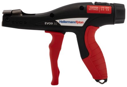 HellermannTyton EVO9 Cable Tie Gun, 12.7mm Capacity [EVO9SG]; 276-5357