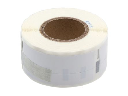RS PRO White Black Print Label Roll, 12mm Width, 50mm Height, 220Per Roll Qty [0]; 279-0900