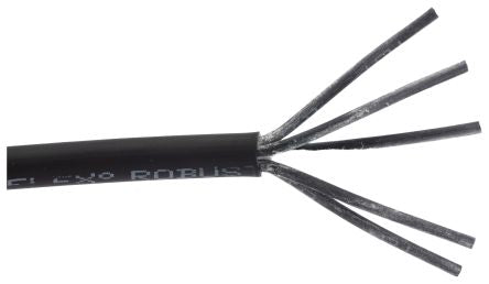 Lapp OLFLEX ROBUST 210 Control Cable, 5 Cores, 0.75 mm², Unscreened, 50m, Black Thermoplastic Elastomers TPE Sheath, 18 [0021903]; 280-5073