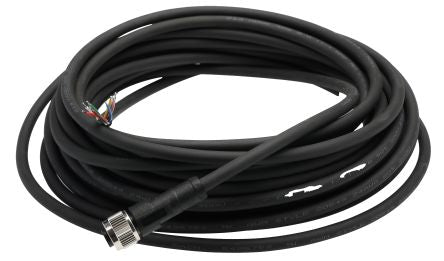 RS PRO Straight Female 8 way M12 to Cable, 10m [0]; 282-5382
