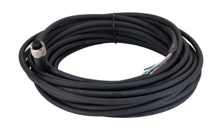 RS PRO Right Angle Female 5 way M12 to Cable, 10m [0]; 282-5404