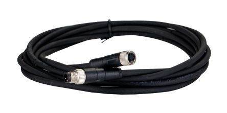 RS PRO Straight Male 3 way M8 to Straight Female 3 way M8 Cable, 3m [0]; 282-5444