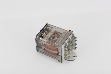 Finder Flange Mount Power Relay, 230V dc Coil, 16A Switching Current, DPDT [628382304000]; 282-6690