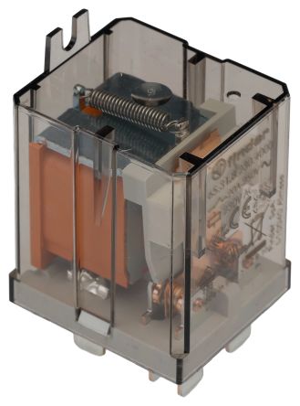 Finder Flange Mount Power Relay, 230V ac Coil, 20A Switching Current, SPDT [653182304000]; 282-6698